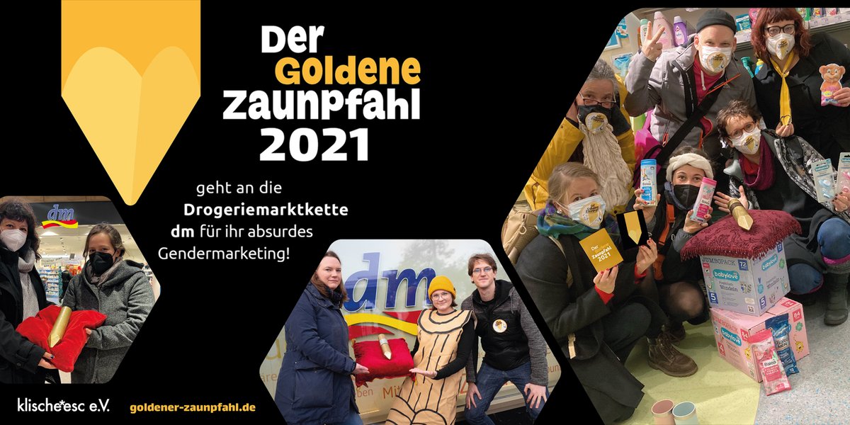 Goldener Zaunpfahl tweet media