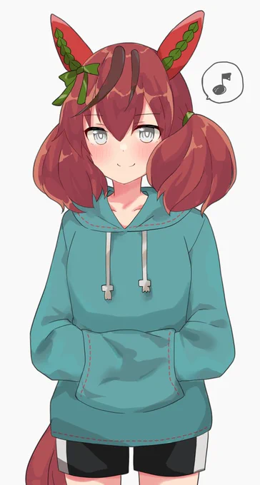 パーカー着のナイスネイチャ
#ウマ娘 