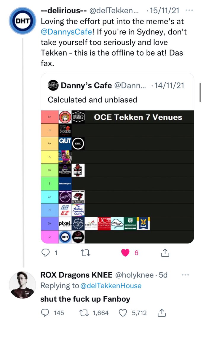 DannysCafe's tweet photo. Damn @holyknee going INNNNNNN on @delTekkenHouse 😳😳😳 https://t.co/dDNYOp6nEd