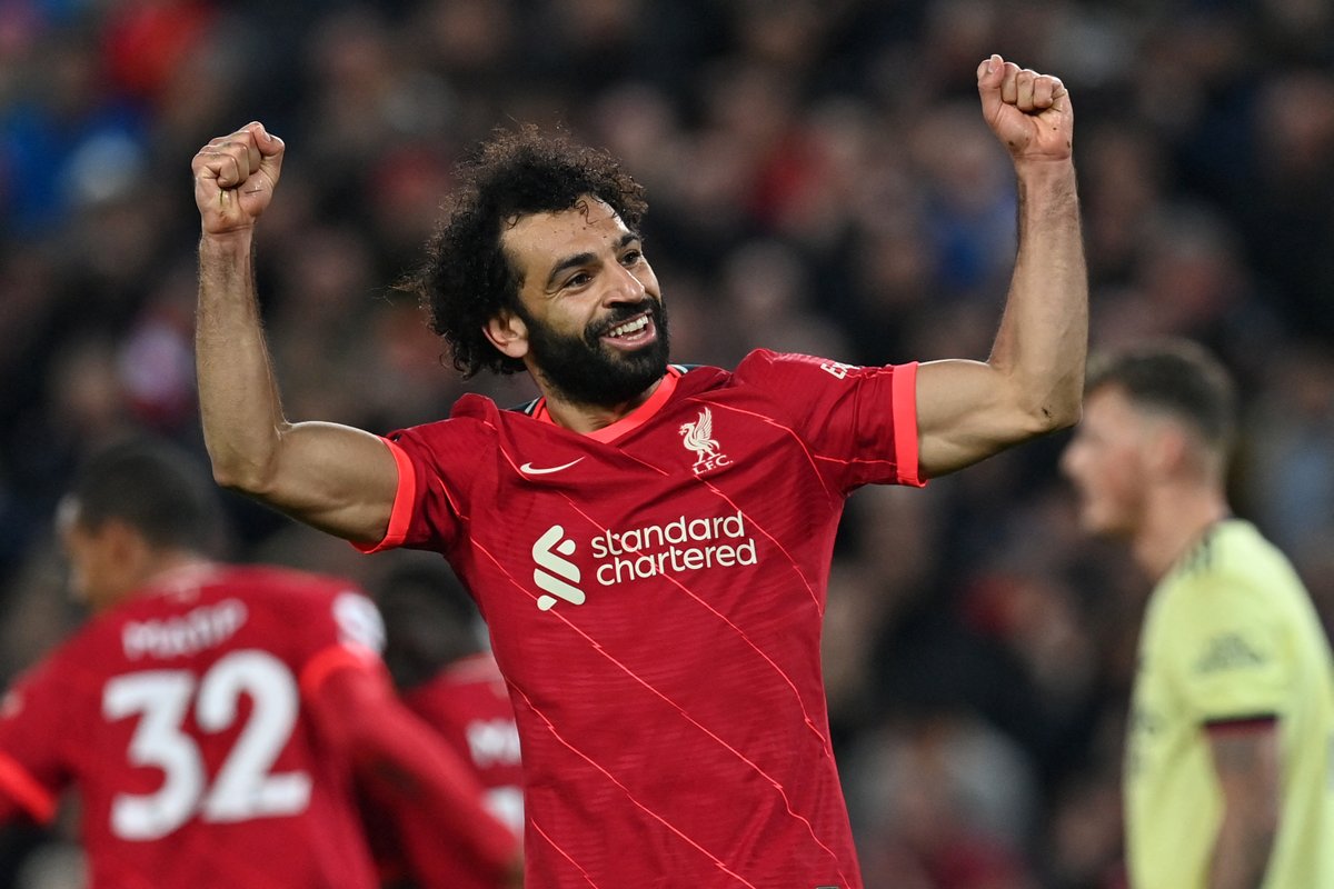 premierleague's tweet image. Goals scored in 2021/22

Liverpool: 35
Chelsea: 30
Man City: 25
West Ham: 23
Man Utd: 20
Crystal Palace: 18
Everton: 16
Aston Villa: 16
Brentford: 16
Watford: 16
Leicester: 16
Newcastle: 15
Burnley: 14
Arsenal: 13
Wolves: 12
Leeds: 12
Brighton: 12
Spurs: 11
Saints: 11
Norwich: 7