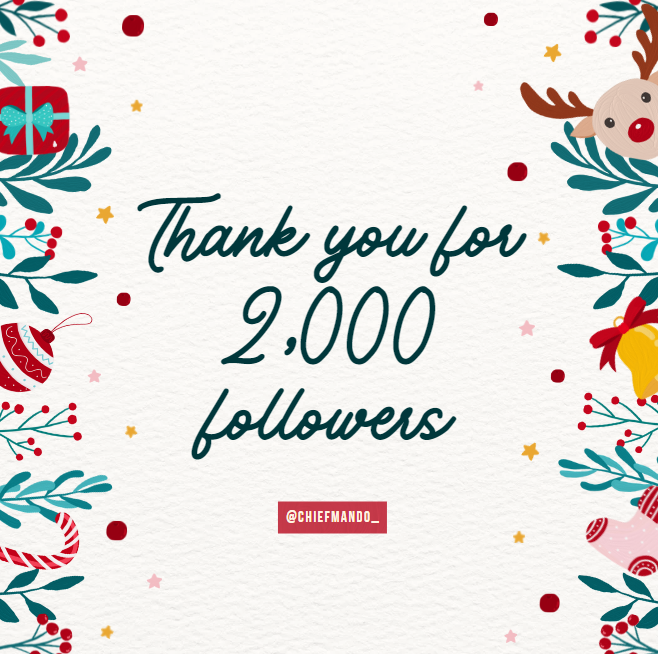 chiefmando_'s tweet photo. we at 2,000 followers already??

yo, big thanks to all you Axie fam!

Since I'm feeling the christmas vibes this early. Wait for my announcment, I'll be giving away two 500 SLP. 

truly blessed 🤍 https://t.co/gm3bGPzhYc