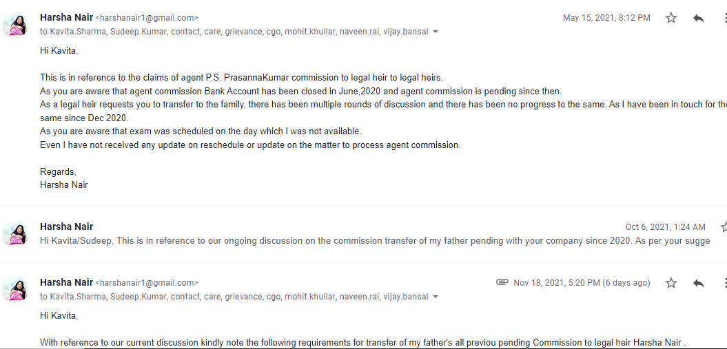 HarshaNair7's tweet photo. @HDFCERGOGIC @HDFCLife_Cares @HDFCLIFE
Pathetic Services I have been following up with the team for last 3 years. Even after following all there Guidance still they are opening one or another loop to delay the case. Which is been an Mental harassments towards me. https://t.co/QH3Ky33Dv2