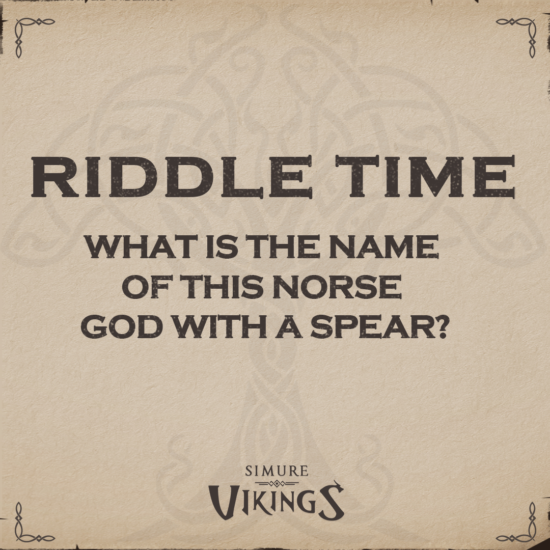 #WednesdayChallenge #SimureVikings
What is the name of this Norse god with Spear?
Hint: his name will be the Gift code [Expired Date: Nov. 28]
Simure Vikings Team