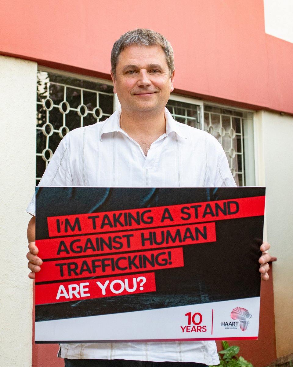HAARTKenya's tweet photo. "HAART's achievements as an organization are the result of every individual that we have had the pleasure of working with.
I celebrate all of you.
Happy 10th Anniversary!" - Radek
-
Join our Campaign on #10YearsofHAART as we #fighthumantrafficking
https://t.co/RLP4kOQmVj https://t.co/IoqPZjCi9G