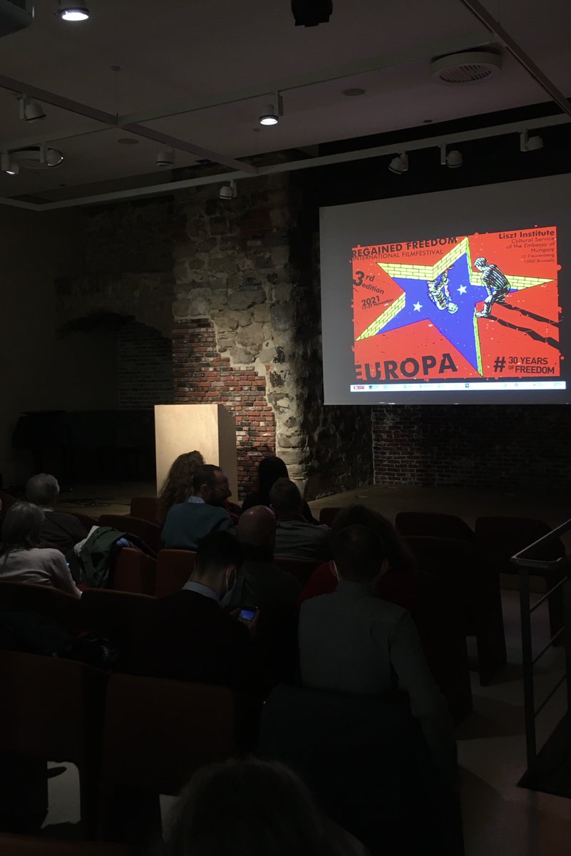 peter_kormuth's tweet photo. 🎥 #Slovak movie TENDERNESS, directed by our famous director Martin Šulík, was a part of the International film festival Regained freedom in Brussels, organised by the @Liszt_Inst_Bxl https://t.co/5NdKMIJ92r