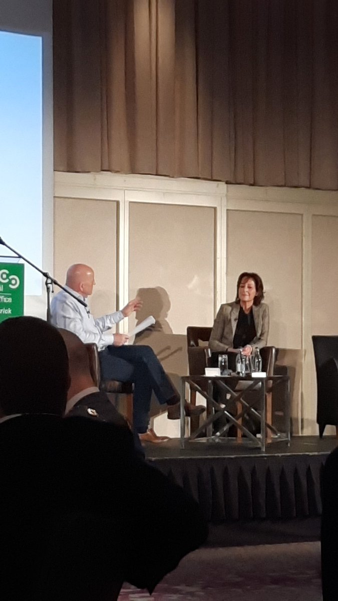 leo_limerick's tweet image. #ReigniteLimerick the inspirational @vickiotoole on stage now with with @seangallagher1 @JJOToole_ie