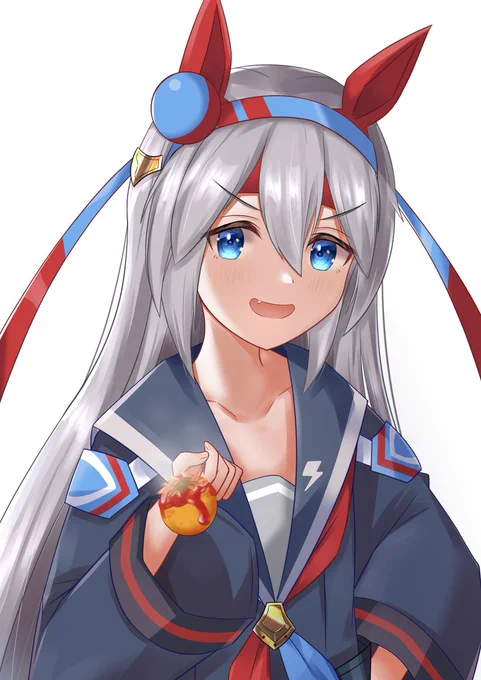 「アンタも食うか?」
#ウマ娘 #タマモクロス 