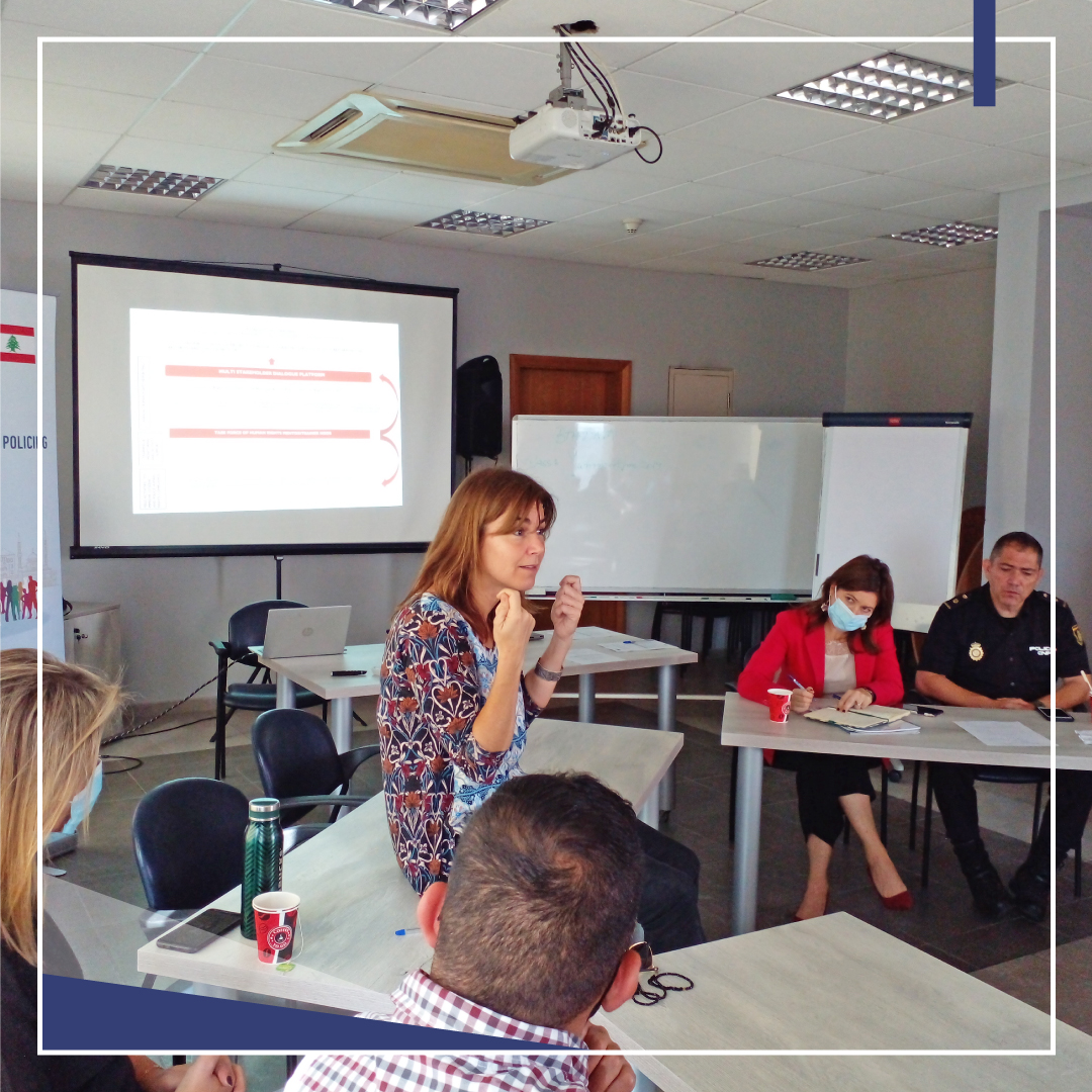 CommunityPolic7's tweet photo. Presenting the Human Rights approach to Community Policing to Local Civil Society Organizations.
#EuropeanUnion #CommunityPolicing #CP #Spain #Lebanon #internalsecurityforces #ISF #EUinlebanon #FIIAPP
@EUinLebanon @EmbEspanaLibano @FIIAPP https://t.co/zKulv1vGWC