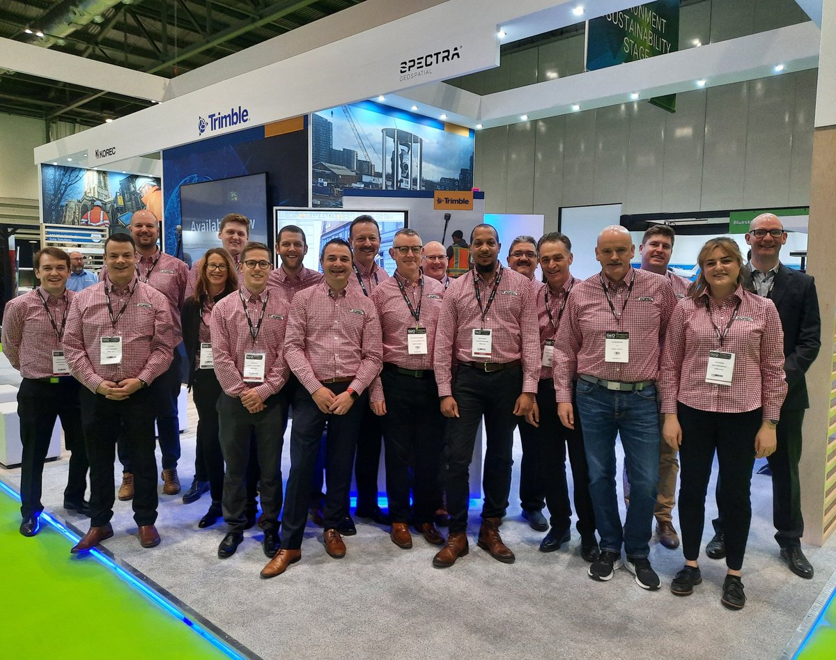 KORECGroup's tweet photo. And we're off! After a long absence we're delighted to be back at @GEOBusinessShow with @TrimbleNews.
Come find us on stand B40!
#geobusiness #geobusiness2021 #trimblegeospatial #trimblex7 #trimblesx12 #trimblexr10 #trimbler12i https://t.co/qhAbMl8l3t