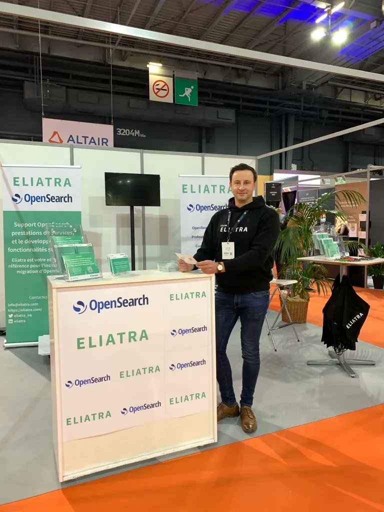 eliatra_ire's tweet photo. Today is our second day at @bigdataparis! Anton and the #Eliatra team are at booth R51! Come over and lets talk all things #OpenSearch and #bigdata #opensearchsecurity #BDAIP21 #Data https://t.co/bQXyFvrMDs