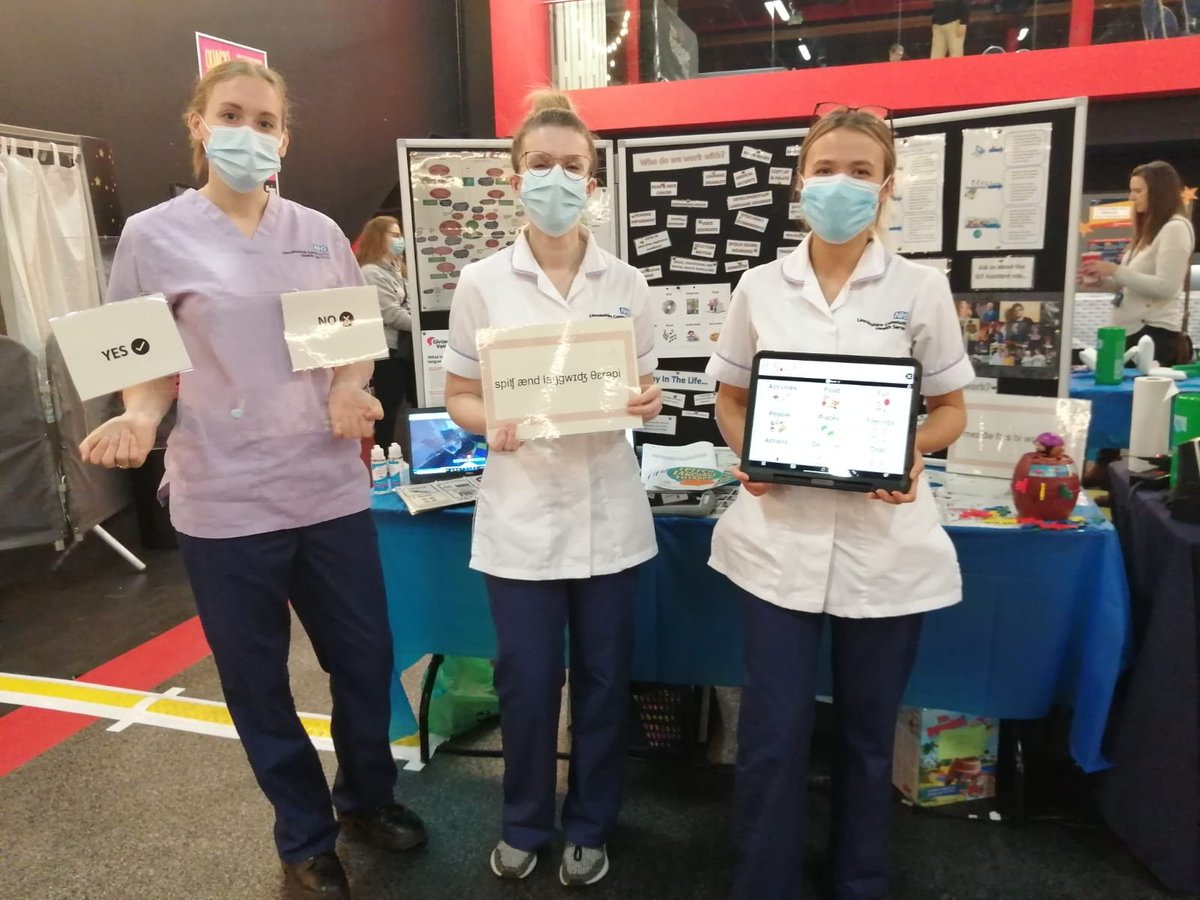 Lincs Adult SLT (@lchs_adult_slt) on Twitter photo Lizzie, Caitlin & Rebecca are here at the Health Careers fayre at <a href="/engineshed/">The Engine Shed</a> with <a href="/LincsTALAC/">Lincolnshire Talent Academy</a> <a href="/LincsAHPs/">Lincolnshire AHPs</a> to promote #SLT. Thanks <a href="/RCSLT/">RCSLT ๐</a> for the resources. We've also got sweets, games & quizzes galore! Lizzie, Caitlin & Rebecca are here at the Health Careers fayre at <a href="/engineshed/">The Engine Shed</a> with <a href="/LincsTALAC/">Lincolnshire Talent Academy</a> <a href="/LincsAHPs/">Lincolnshire AHPs</a> to promote #SLT. Thanks <a href="/RCSLT/">RCSLT ๐</a> for the resources. We've also got sweets, games & quizzes galore!