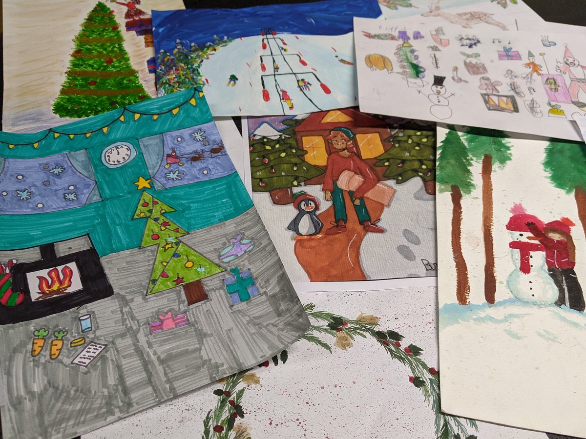 Thanks you to the Eric Liddell Centre for inviting me to judge this year's festive art competition. Well done to all the entrants and winners, whose work will be on display at the centre's  Xmas crafts fair on Saturday, from 10.30am @theericliddell #edinburgh