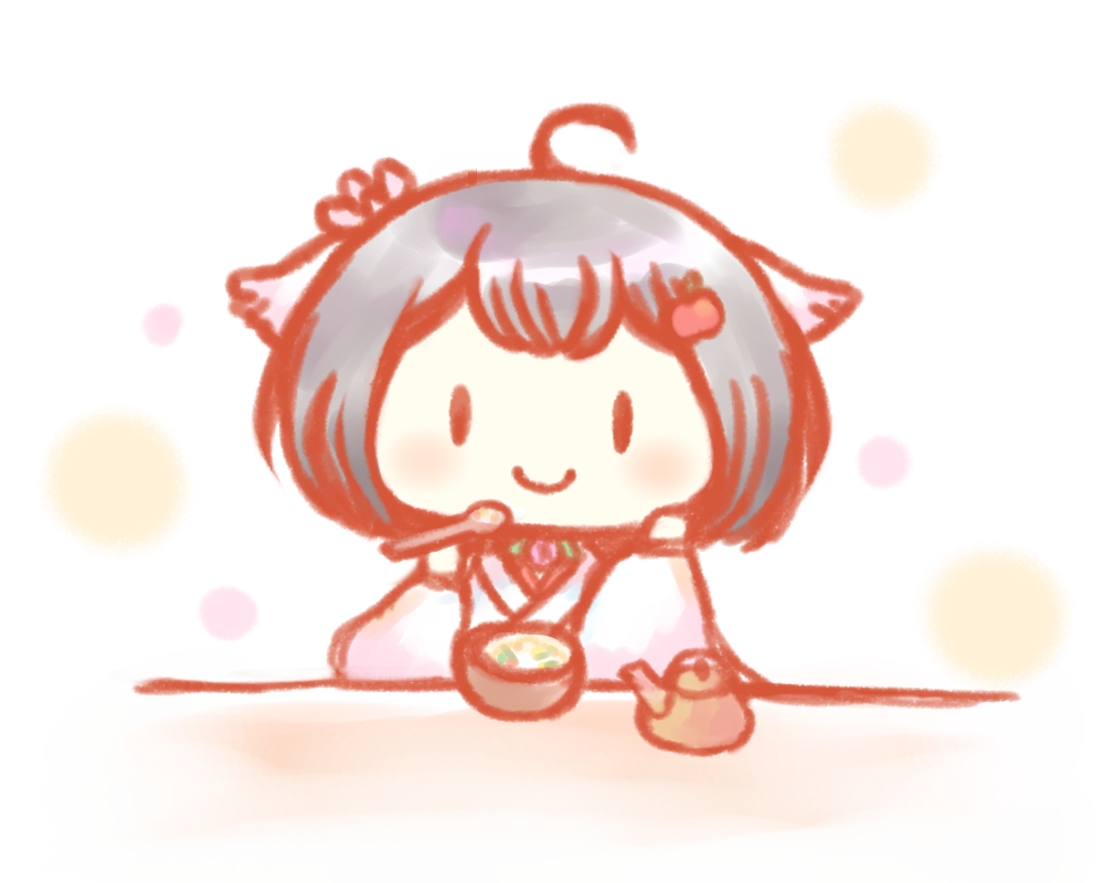 yoruake_yume's tweet image. お茶漬け
#アートりんこ #青森りんこ