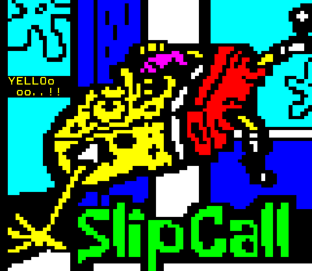 sontolhead's tweet photo. all cool girls and boys like to sleep call today, but why that term sounds similar to slip call.

#teletext #teletextart #shellphone #kerangajaib https://t.co/JgBLQoVKlk
