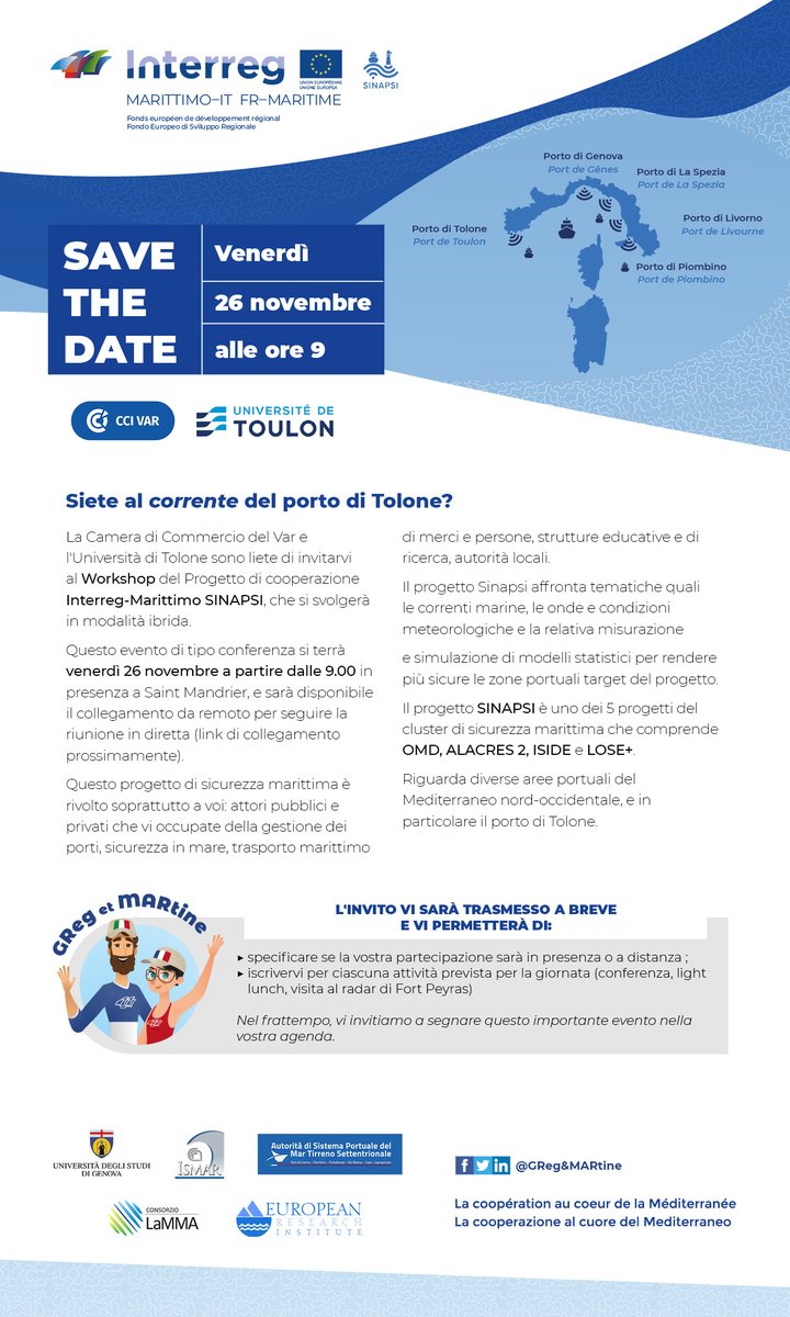 Ecco il link ZOOM per seguire l'evento: zoom.us/meeting/regist… 
#SINAPSI #meteomarina #sicurezzamarittima #portodiTolone