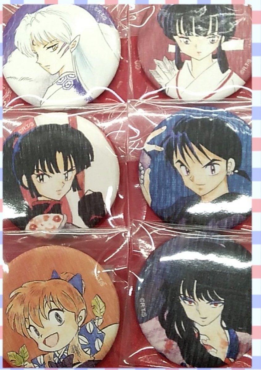 買取情報】 「#犬夜叉」 和紙缶バッジ ○殺生丸・犬夜叉 500円買取