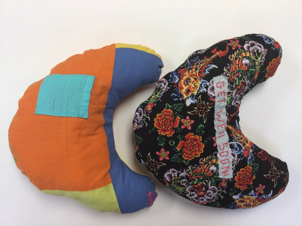 Royal_High_Sch's tweet photo. Isobel Walls S2 and Sara Robertson S2 have made pillows to support those recovering from breast cancer surgery. This was in their academies class. A great idea! https://t.co/jUyQ6PIVNY