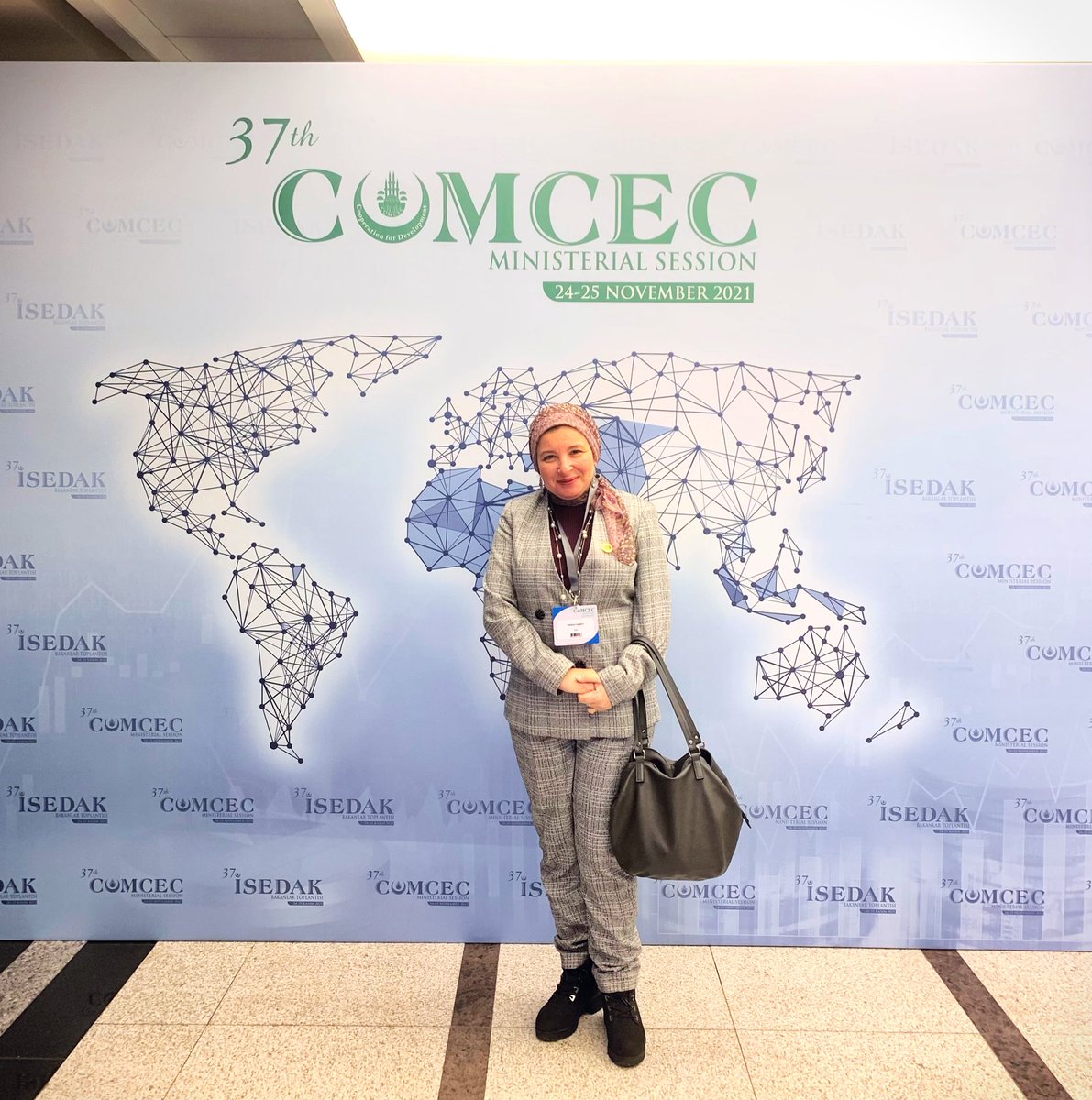 The #D8 is attending the 37th Ministerial Session of <a href="/COMCEC_EN/">COMCEC</a> which is being held from 24-25 November 2021, in Istanbul, Turkey. Ms. Rasha Hamdy, Director of Economy, Implementation and External Relations, is representing the <a href="/D8org/">Developing-8 (D-8)</a> at the meeting.