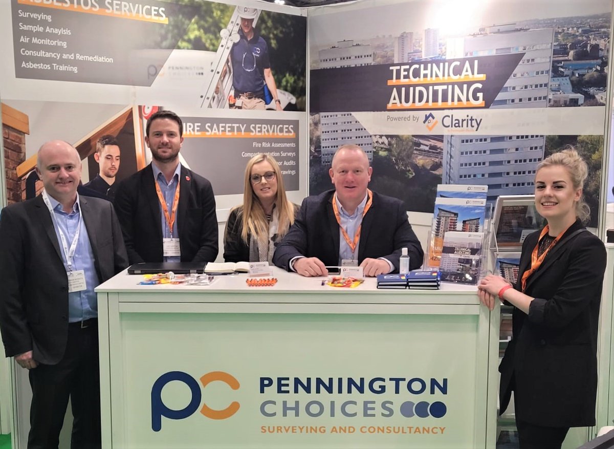 Pennington Choices (@penningtonch) on Twitter photo We’re back again today <a href="/HomesEvent/">Housing Week, London</a>.
Come and find us at F21B - let's chat about our brand new #TechnicalAuditing service providing total assurance in 5 key #compliance areas.
#GetYourClairty #HomesUK #TechnicalAuditing #asbestos #firesafety We’re back again today <a href="/HomesEvent/">Housing Week, London</a>.
Come and find us at F21B - let's chat about our brand new #TechnicalAuditing service providing total assurance in 5 key #compliance areas.
#GetYourClairty #HomesUK #TechnicalAuditing #asbestos #firesafety
