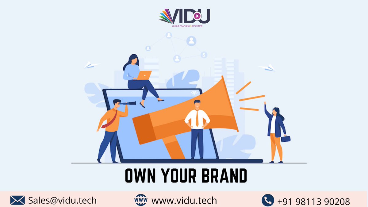 Vidudottech's tweet image. #ViDU offers its members a #customizablewebsite as well as #mobileapplication. #Creators of #courses can #sell from their #ownbrand &amp;amp; gain recognition💻🌐👉 buff.ly/2YxMoEm

#sellyourcourses #brandedwebsite #coursecreators #learn #learningapp #teach #educational #academy
