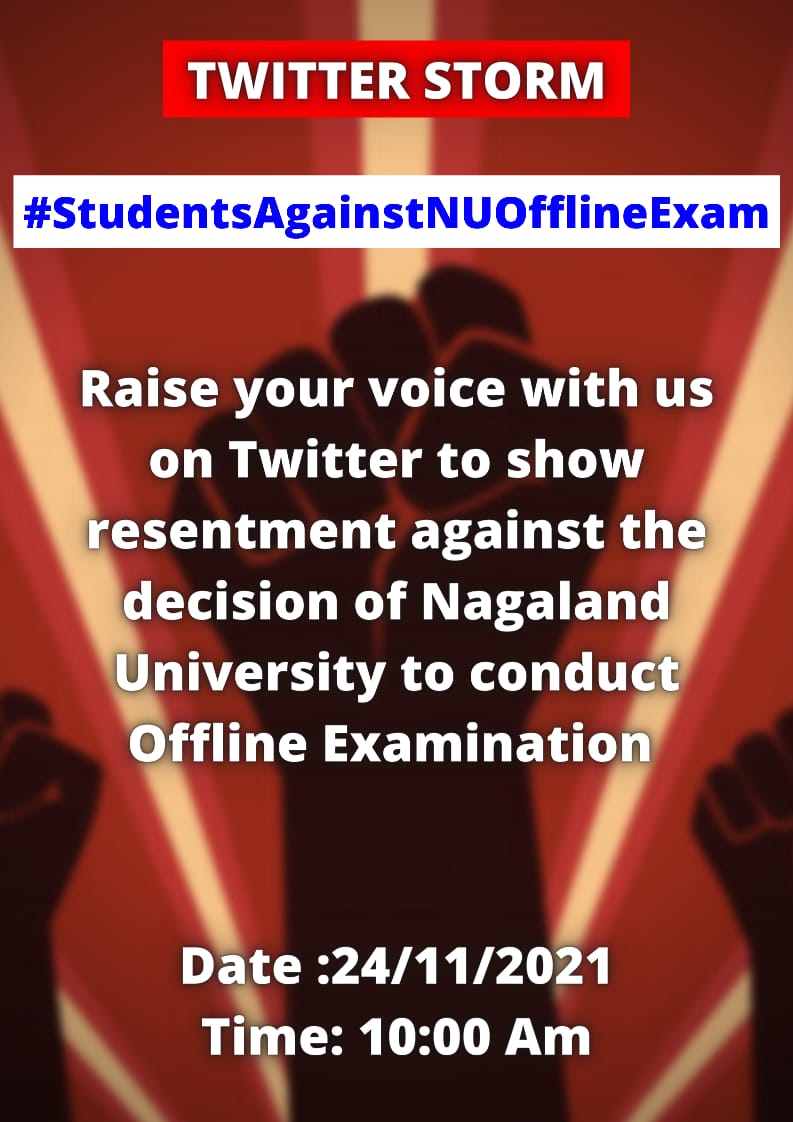 ILli55568153's tweet photo. Protesting as "𝙬𝙖𝙣𝙩"  Focused on  "𝙉𝙚𝙚𝙙" 
@StudentsAgainstNUOfflineExam 
#NagalandUniversity https://t.co/2HgGegiwif