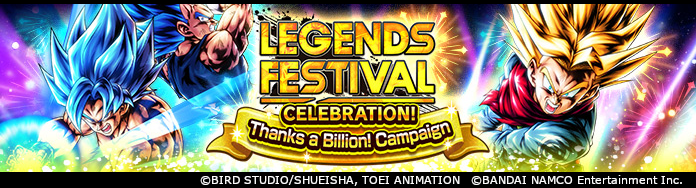DB_Legends's tweet photo. ["LEGENDS FESTIVAL CELEBRATION! Thanks a Billion! Campaign" On Now!]
To show our gratitude, everyone gets 1 Festival Plate (Gold) for every 1K CCs they spent from 15:00 11/1/2020 to 15:00 11/1/2021 (JST)! Exchange them for great prizes like Summon Tickets!

#DBLegends #Dragonball https://t.co/3Rokwumf3E