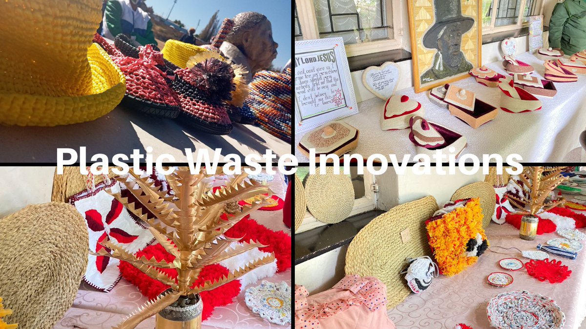UNDPLesotho's tweet photo. Join us at the Circular Economy Innovations Expo today from 9am at Sefika Shopping Complex for more innovative plastic waste products created by Basotho in Lesotho🇱🇸

See you there📸
#Plasticwastemanagement #Reuse #Repurpose #plastic https://t.co/RIFeMRVrca