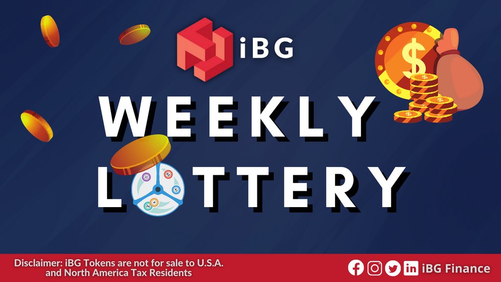 ibgfinance's tweet photo. Join our weekly lottery and win big. Today!
This is for all! BUY lots of tickets for a SURE WIN!
For your tickets👉 https://t.co/kjJOZ4wwtB
#DeFinitelyBig #DeFinitelyAwesome #iBGLottery #PlayToEarn #WeeklyLottery https://t.co/KX0mt3H2P8