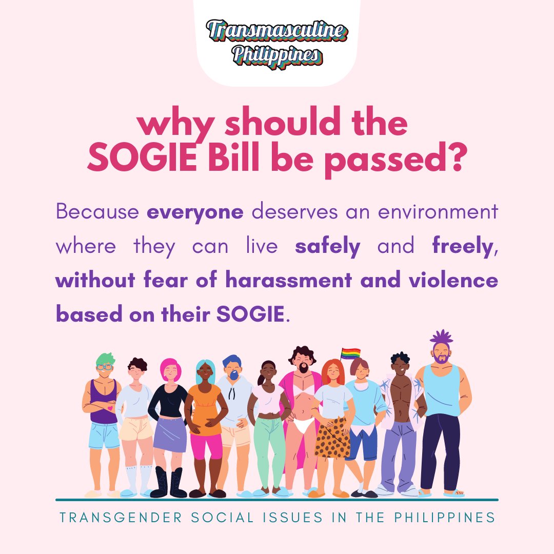 Decades in the making and the SOGIE Bill still hasn't been passed yet. For further reading, check out @Bahaghari_PH's information via achibdisbill.carrd.co

#AchibDisBill
#SOGIEEqualityNow
