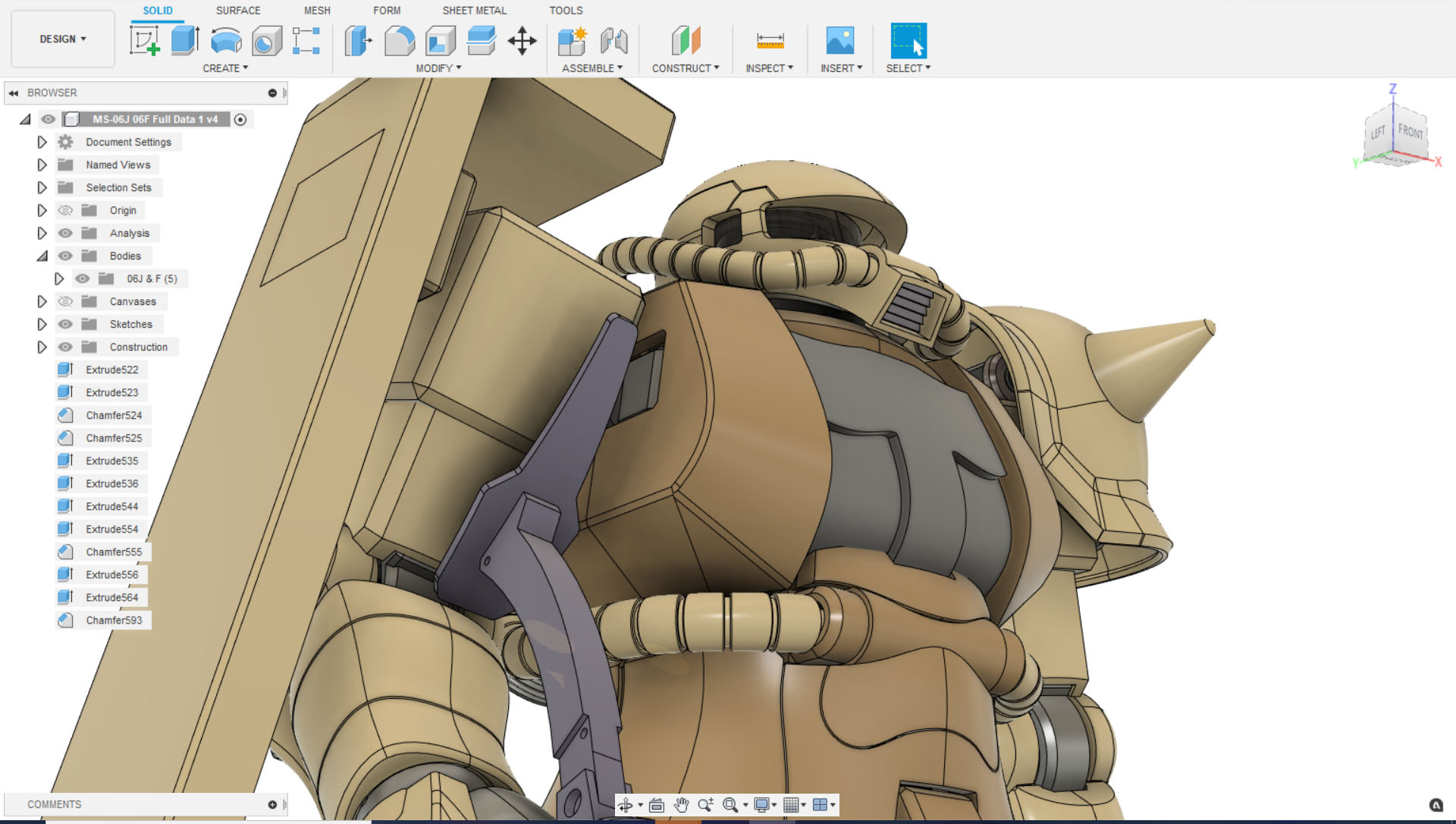 サク様 MA-08A ビグ・ザム［アクシズ仕様機］ [Big Zam (Axis Zeon