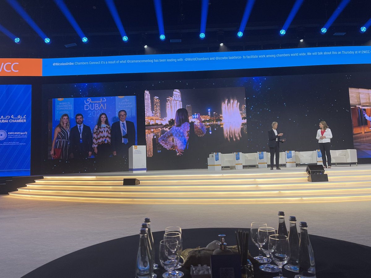 IccSyria's tweet photo. 12th World Chambers Congress- Dubai Chamber - Chamber Movement: The Power of Collaboration. Ignite Digitalization - Support SMEs - Women - Youth. #12WCC 
@iccwbo @dubaichamber https://t.co/fhMCwX0U9y
