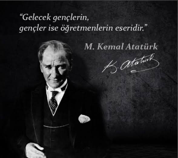 arassarassss's tweet photo. ‘Gelecek gençlerin,gençler ise öğretmenlerin eseridir.’
Gazi Mustafa Kemal ATATÜRK https://t.co/q3sVTYq9K6