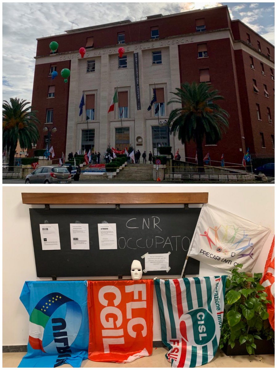 <a href="/fattoquotidiano/">Il Fatto Quotidiano</a> #24novembre Centinaia di #precari #CNR non sanno se potranno continuare a fare #ricerca in #Italia, se dovranno andare all'#Estero o saranno #disoccupati. #Presidente <a href="/MC_Carro/">MariaChiara Carrozza</a>, non esiste #unaSpiegazione logica per questa #vergogna! #bastaprecariatodistato #occupycnr