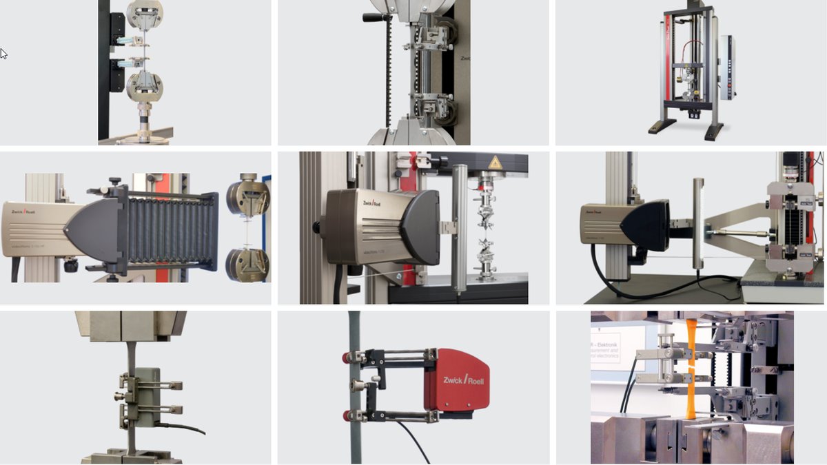 Zwickroell offers the largest selection of #extensometers for your #testing application - optical or contact, we have the right solution

#testing #extensometry #innovation #strain #measurement #tensile #optical #laser #video
lnkd.in/gbqNC2Hv