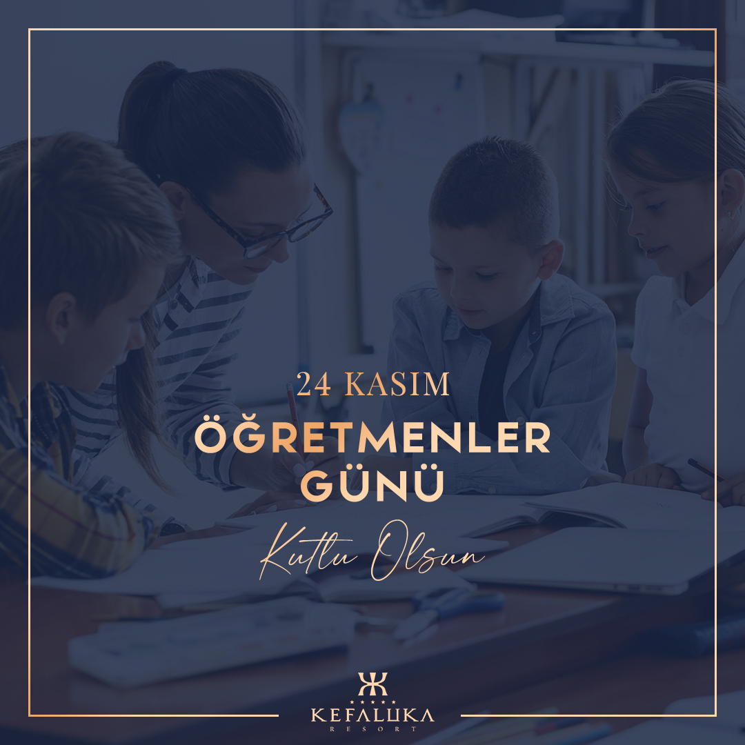 Tüm Öğretmenlerimizin Öğretmenler Günü Kutlu Olsun.
#kefaluka #kefalukaresort #öğretmenlergünü #24kasım #öğretmen
