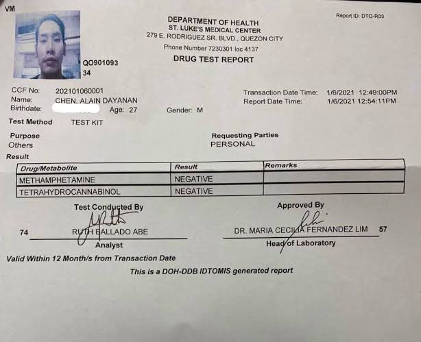 acadtutorako's tweet photo. @RonMunsayac Compare the signature of the lab head here https://t.co/RSfc3wuB1e