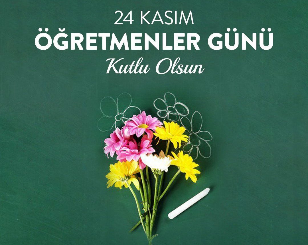 Yeryüzünün öğretmeni olmak için, 
Gökyüzünün öğrencisi olmak lazım.
Aliya İzzetbegoviç

Sevgi, şefkat ve büyük bir fedakarlıkla çocuklarımızı geleceğe hazırlayan tüm öğretmen arkadaşlarımızın 24 Kasım Öğretmenler Günü kutlu olsun.

Şehit öğretmenlerimizi rahmetle anıyoruz.