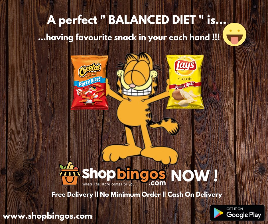 shopbingos's tweet photo. Hello Kochi, from https://t.co/CqxQAAxG7B!
A'Balanced Diet' is you having your favorite snacks in your each hand😃.Order snacks from https://t.co/6pShCUDVau or App now! You Order, We Deliver.
Free Delivery | Pay online or Pay On Delivery
#ecommerce #kochi #foodie #onlinegrocery https://t.co/1qqtDscLIa