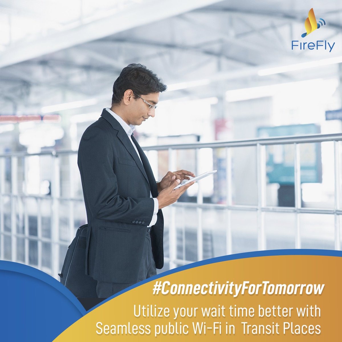 WiFiatFNL's tweet photo. Given the massive footfall at transit spots like airports, railway stations and bus depots, it is necessary to have fast and secure public Wi-Fi at such locations to ensure smooth connectivity for the commuters. Visit https://t.co/8f2RwRN8Gs to know more.
#ConnectivityForFuture https://t.co/8OslWeZ3Hp