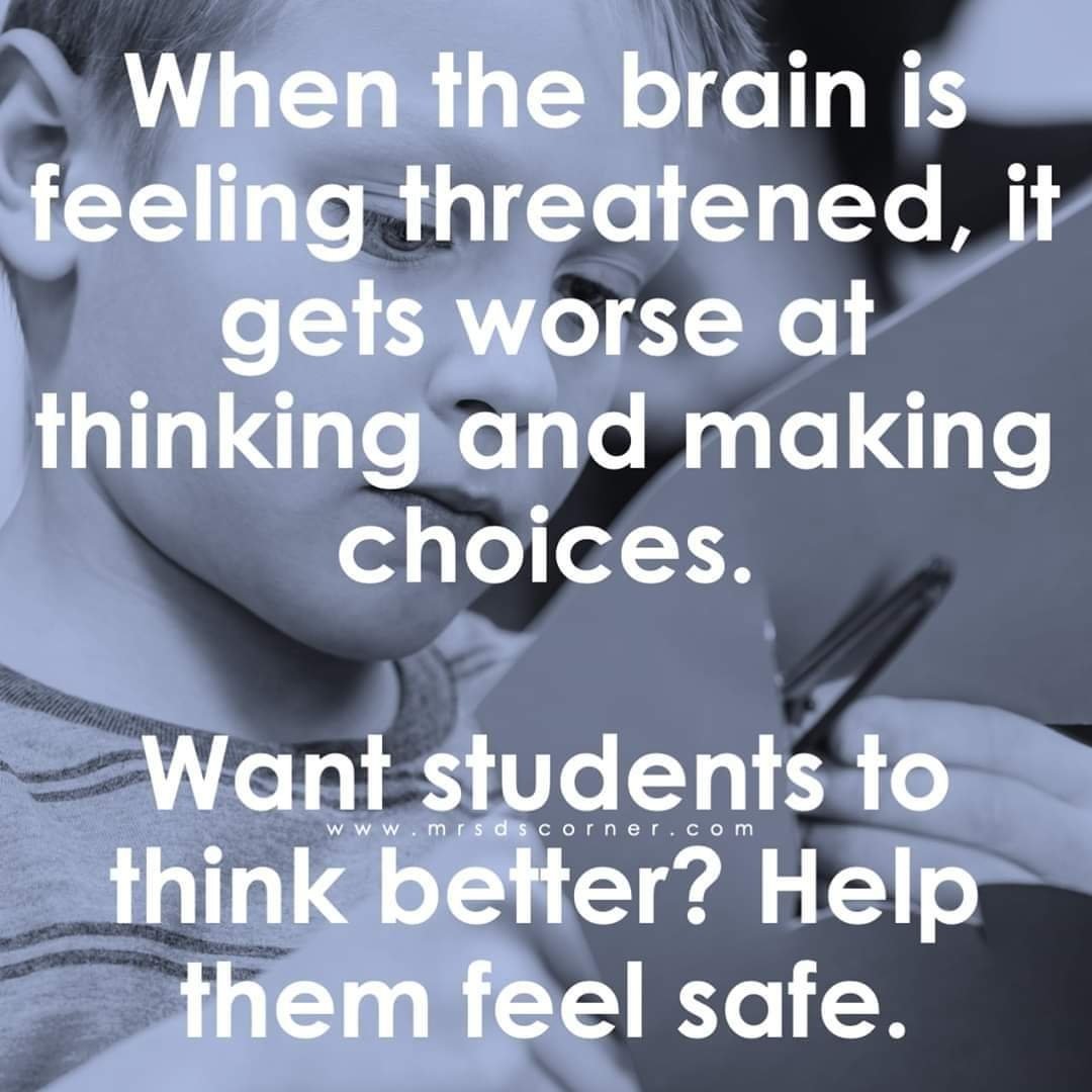 gerrydiamond71's tweet photo. All children have the right to learn in a safe
and nurturing environment. When children feel safe and have their most  physical
and emotional needs met that's when the learning happens.🧠🌱 https://t.co/EdYxcxwLk3