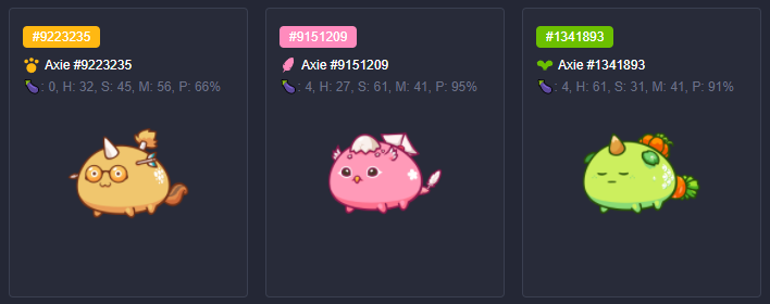 WeakSauceSquad's tweet photo. Another fresh new custom team for out new squad member @cocinero93, enjoy it and good luck with it!
#Axie 
#AxieInfinity 
#AxieScholar 
#AxieScholarship 
#AxieInfinityScholar https://t.co/4p0wkBdRHJ