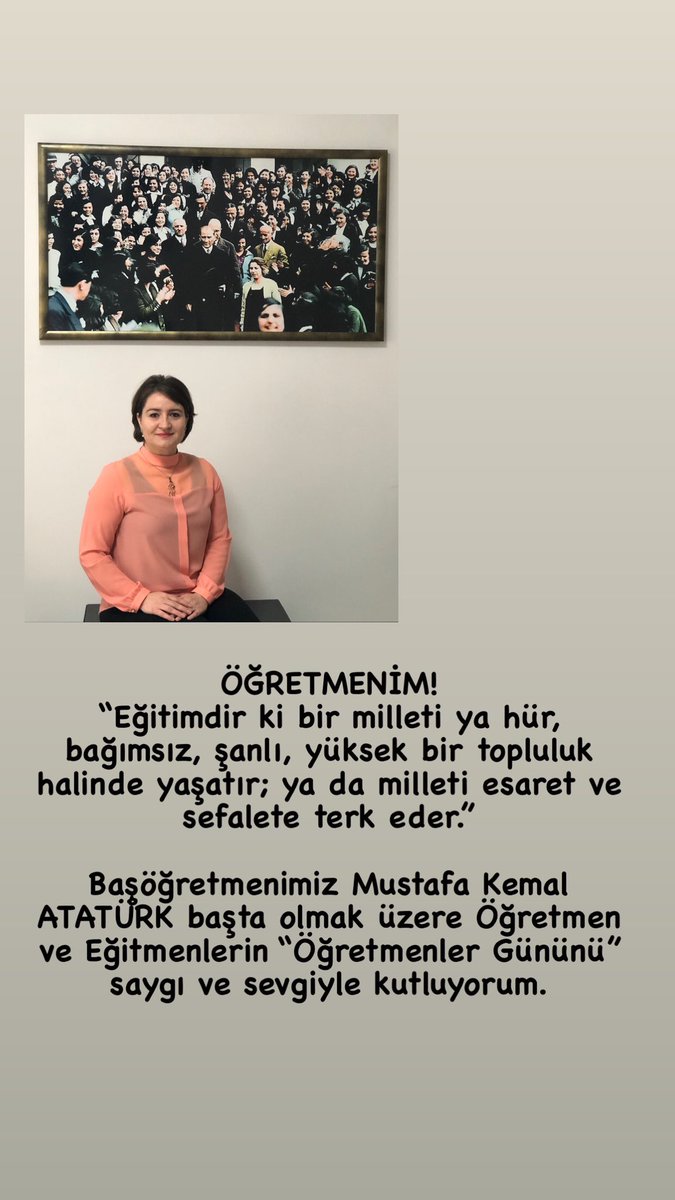 semainci10's tweet photo. Başöğretmenimiz Mustafa Kemal ATATÜRK başta olmak üzere Öğretmen ve Eğitmenlerin “Öğretmenler Gününü” saygı ve sevgiyle kutluyorum. https://t.co/TSb6cKSG1w