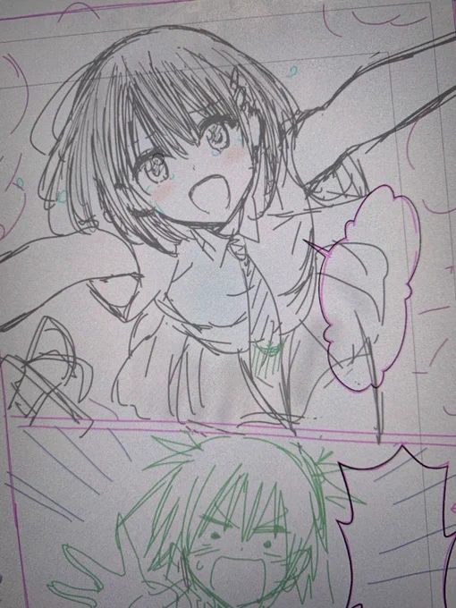 WJ今週号のあやトラ。
この展開、クライマックス?って感じだけど
ここからの二人が描いてみたいので
むしろ中間地点。
妖術をかけられ、前世の因縁に振り回され、バトルで痛い目にあっても恋をがんばるのがこの作品です😊 