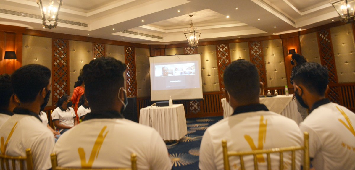 Values4A's tweet photo. The #StrongerTogetherSL #Kalutara team finally met in-person! ๐คฉ Thank you to @sarvodayalanka
and to our mentors @Ramzideen and @ThevuniKotigala for leading a successful event! #StrongerTogetherSL #Values4All #NewNormal #COVID19 #COVID19LK #SriLanka #lka #staysafe #Teamwork https://t.co/ONYmRzcLvl