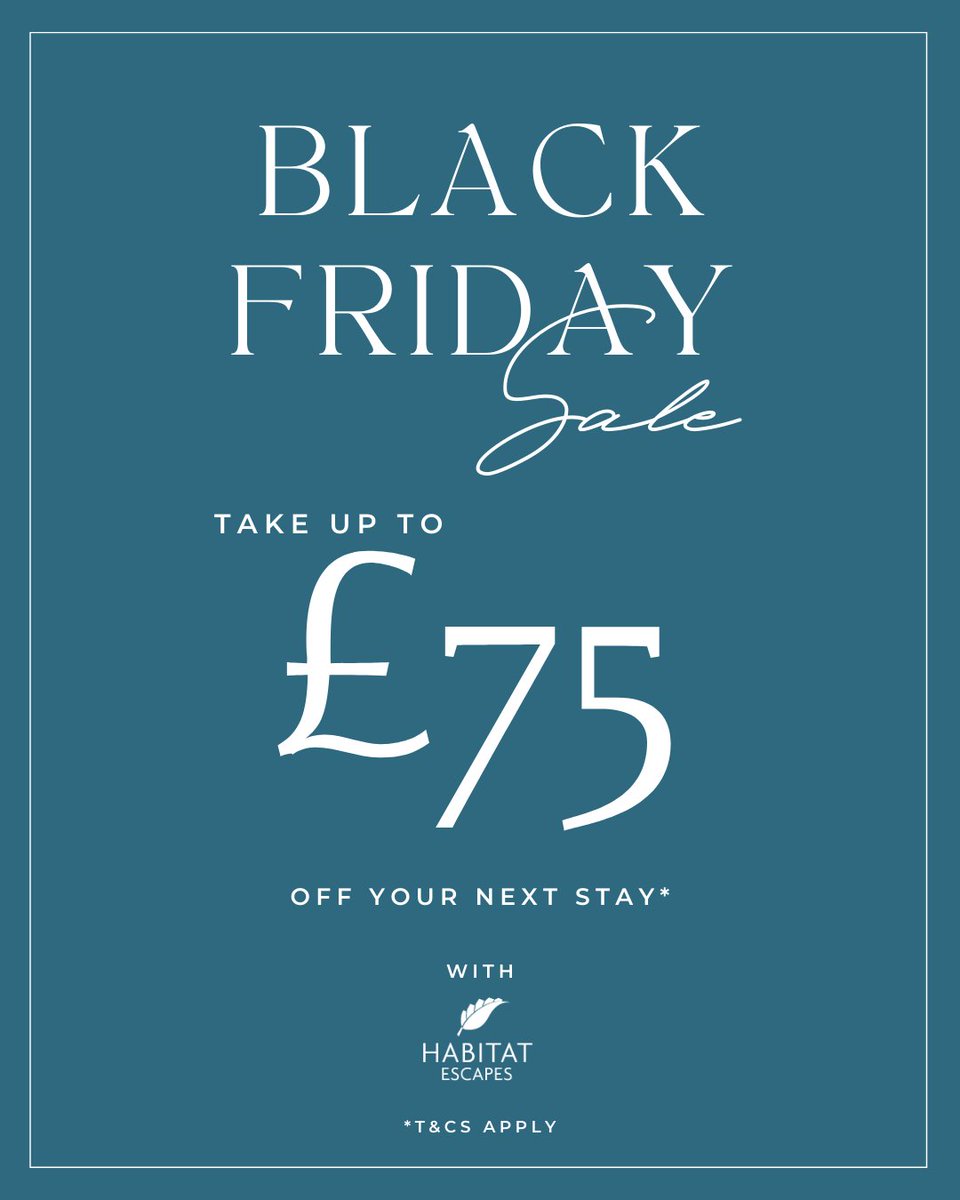 Want to see what life could be like at Silverlake, Dorset? Book a holiday through Habitat Escapes using our Black Friday offer and #LiveTheWildLife.

£75 off weeklong or short breaks with code 'BF75'
£50 off weekend breaks with code 'BF50'

l8r.it/gr7M

T&amp;Cs apply.
