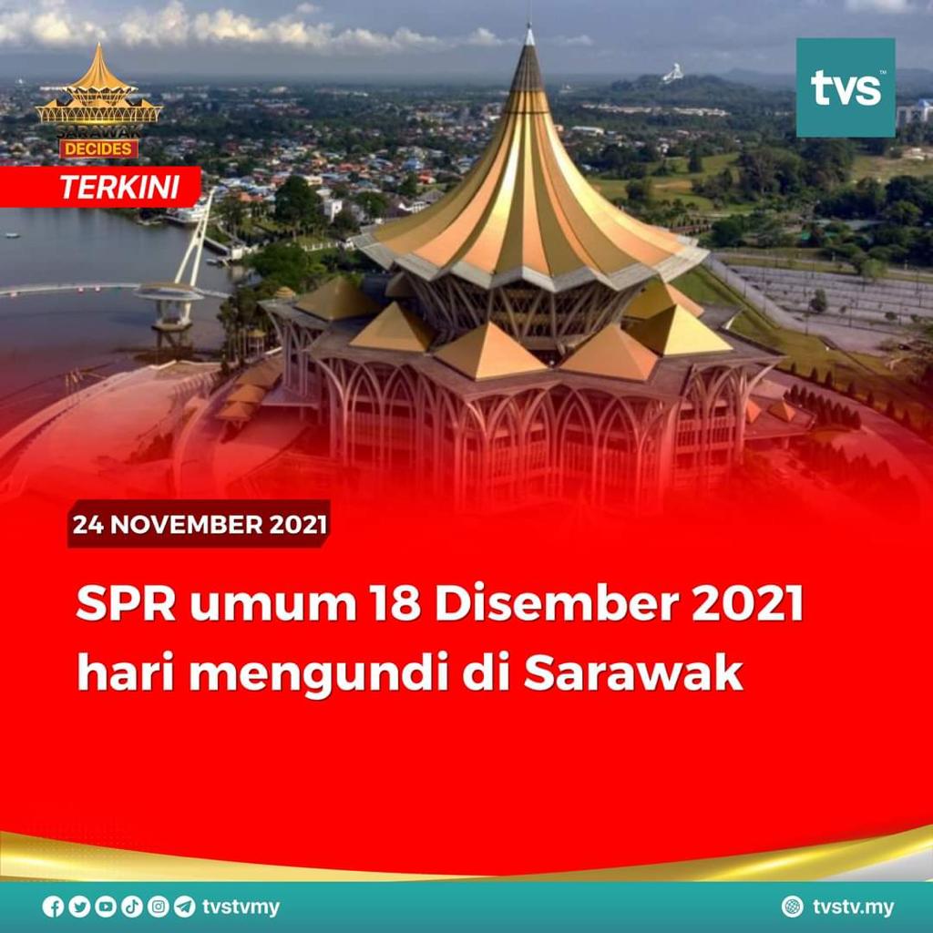 ybkarimhamzah's tweet photo. As what I have recently predicted, our 12th #Sarawak State #elections2021 #PRN12 is on Dec 18. @sprgovmy officially announced nomination day's on Dec 6. Today our Chief Minister had also disclosed finalised list of #GPS candidates is on Dec 4. Election fever is on @JapenSarawak https://t.co/RAHY3528Ky