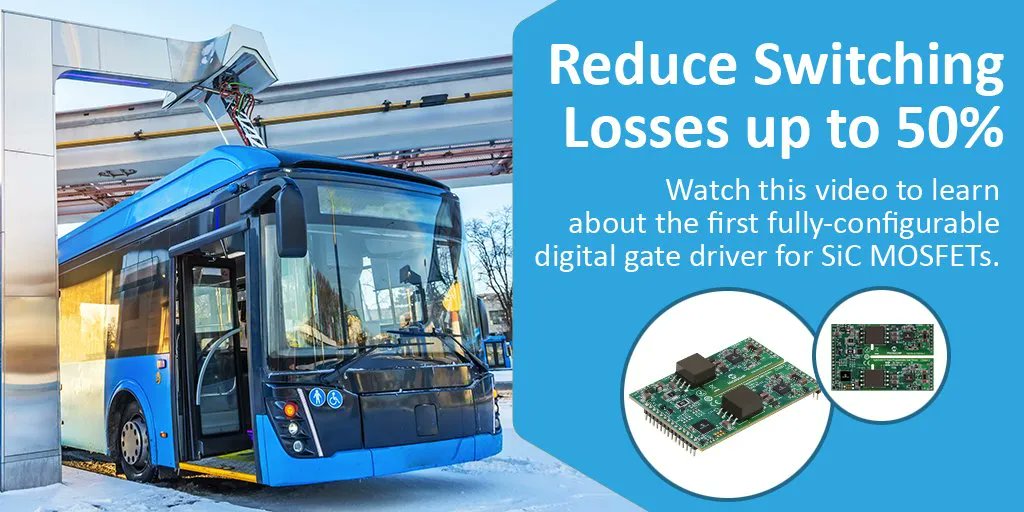 Want to accelerate your time to market? Check out what <a href="/MicrochipTech/">MicrochipTechnologyInc.</a> 's fully configurable digital gate driver for SiC MOSFETs can do for you: 

buff.ly/3oJK9ae. #digitalgatedriver #sic #mosfet