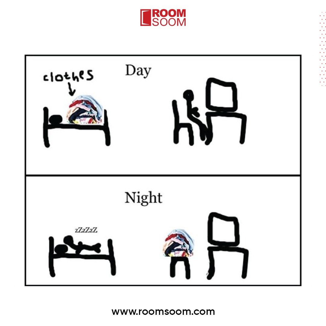 roomsoomindia's tweet photo. Relatable?🤨
Let us know in the comment section👇
#roomsoom #Students #roomrent #coliving #payingguest #MEMES https://t.co/FaWL7mBgHR
