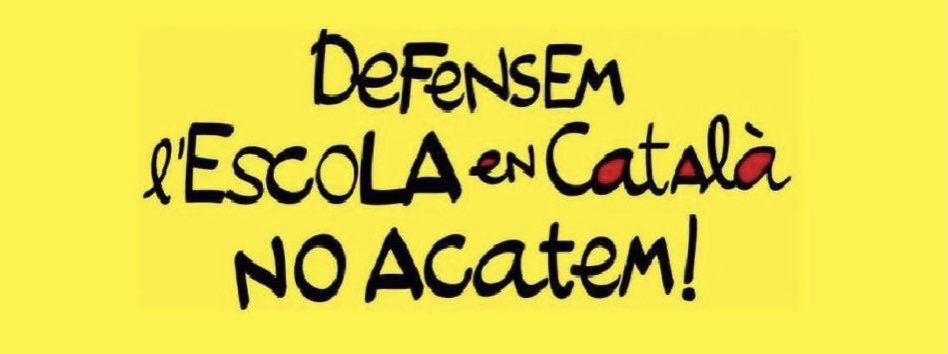 DavidAlegret's tweet photo. NO a la repressió d’un Estat Espanyol, o d’una dictadura, que pel cas és el mateix…
NO a la submissió lingüística d’un Tribunal Suprem, o Tribunal de la Santa Inquisició, que pel cas és el mateix…
#DefensemLaNostraLlengua #NoAcatem https://t.co/iMepgxLFBx