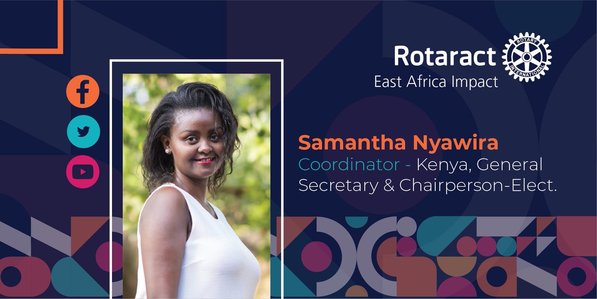Engage_REACT's tweet photo. Meet @_Nyawi_  , the @rotaract254 REACT coordinator , General Secretary and Chair Elect serving on the #REACTSteeringCommittee .     She is Past President @RCNC_ROTARACT passionate about service . #IamAReactor https://t.co/egxvNyIjPw